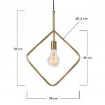 suspension luminaire Casandra Dixon 728R53 CA 13