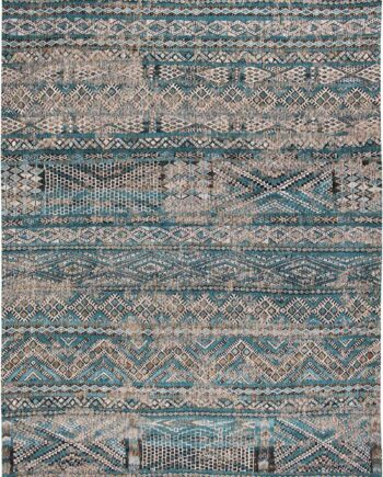 Louis De Poortere tapis CA 9110 Antiquarian Kilim Zemmuri Blue