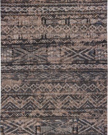 Louis De Poortere tapis CA 9113 Antiquarian Kilim Black Rabat