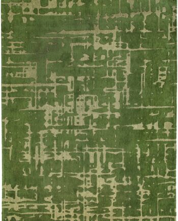 Louis De Poortere tapis CA 9202 Structures Baobab Perrier Green