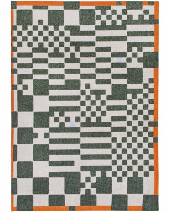 Louis De Poortere tapis Craft Chess 9339 Deep Green