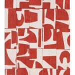 Louis De Poortere tapis Craft Papercut 9364 Rust