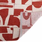 Louis De Poortere tapis Craft Papercut 9364 Rust back