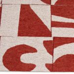Louis De Poortere tapis Craft Papercut 9364 Rust corner