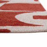 Louis De Poortere tapis Craft Papercut 9364 Rust side