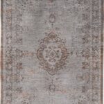 tapis Louis De Poortere CA 8257 Fading World Medaillon Grey Ebony