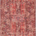tapis Louis De Poortere CA 8719 Antiquarian Antique Hadschlu 782 Red