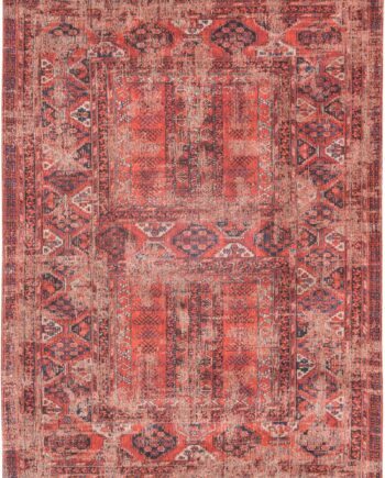tapis Louis De Poortere CA 8719 Antiquarian Antique Hadschlu 782 Red